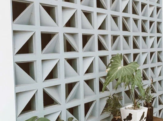 Gạch bê tông thông gió – Từ bản vẽ 3D đến không gian sống thực tế
